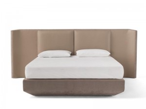 Amura Panis Bed lit double en cuir PANISBED597.601