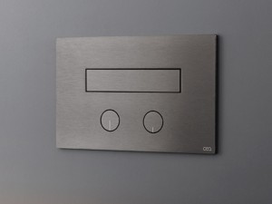 Cea Hydroplate plaque de commande WC avec deux boutons avec douchette hygiénique rétractable.