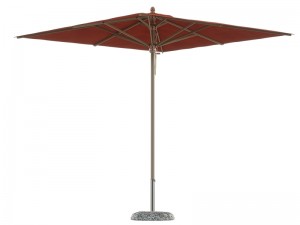Ombrellificio Veneto Petrarca Legno parasol 300x300cm PETRARCA