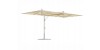Ombrellificio Veneto Fellini Alluminio parasol à 2 bras latéraux 350x700cm FELLINI